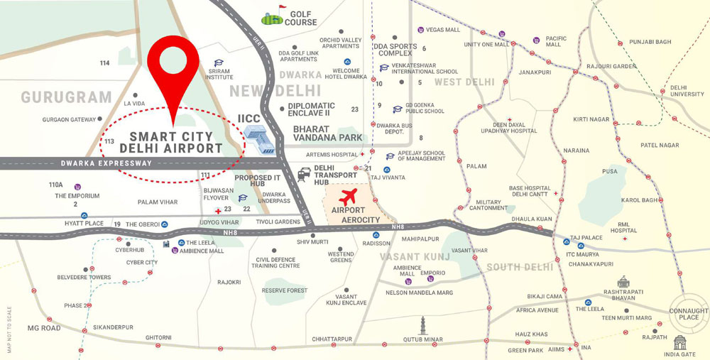 M3M Crown Location